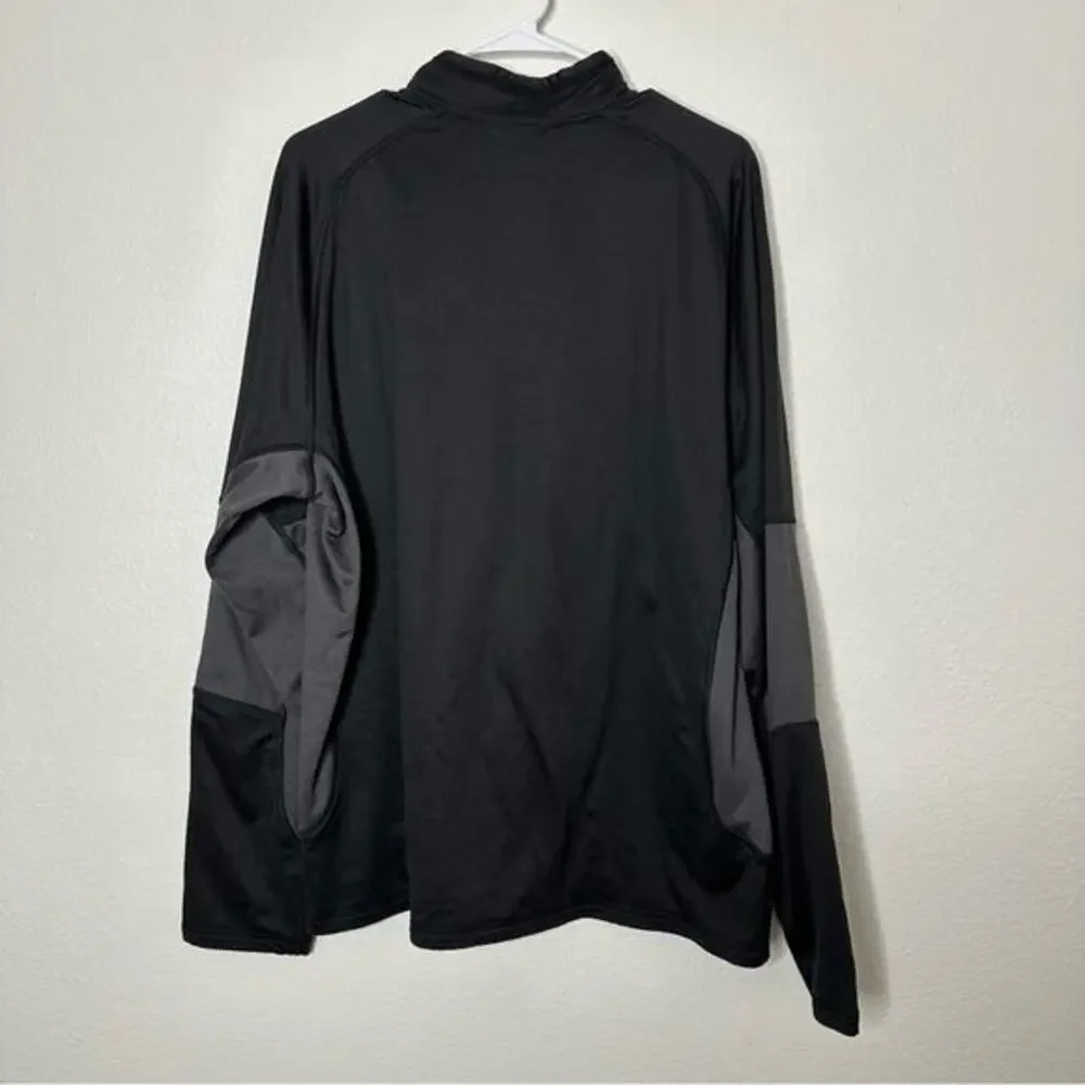 The North Face Black‎ and Gray Half Zip Pullover Mens XL